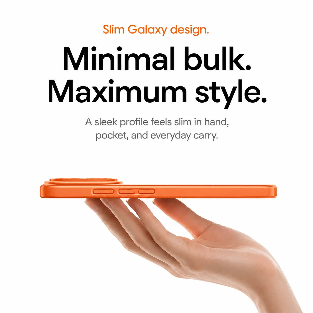 Samsung Galaxy phone case with folding stand