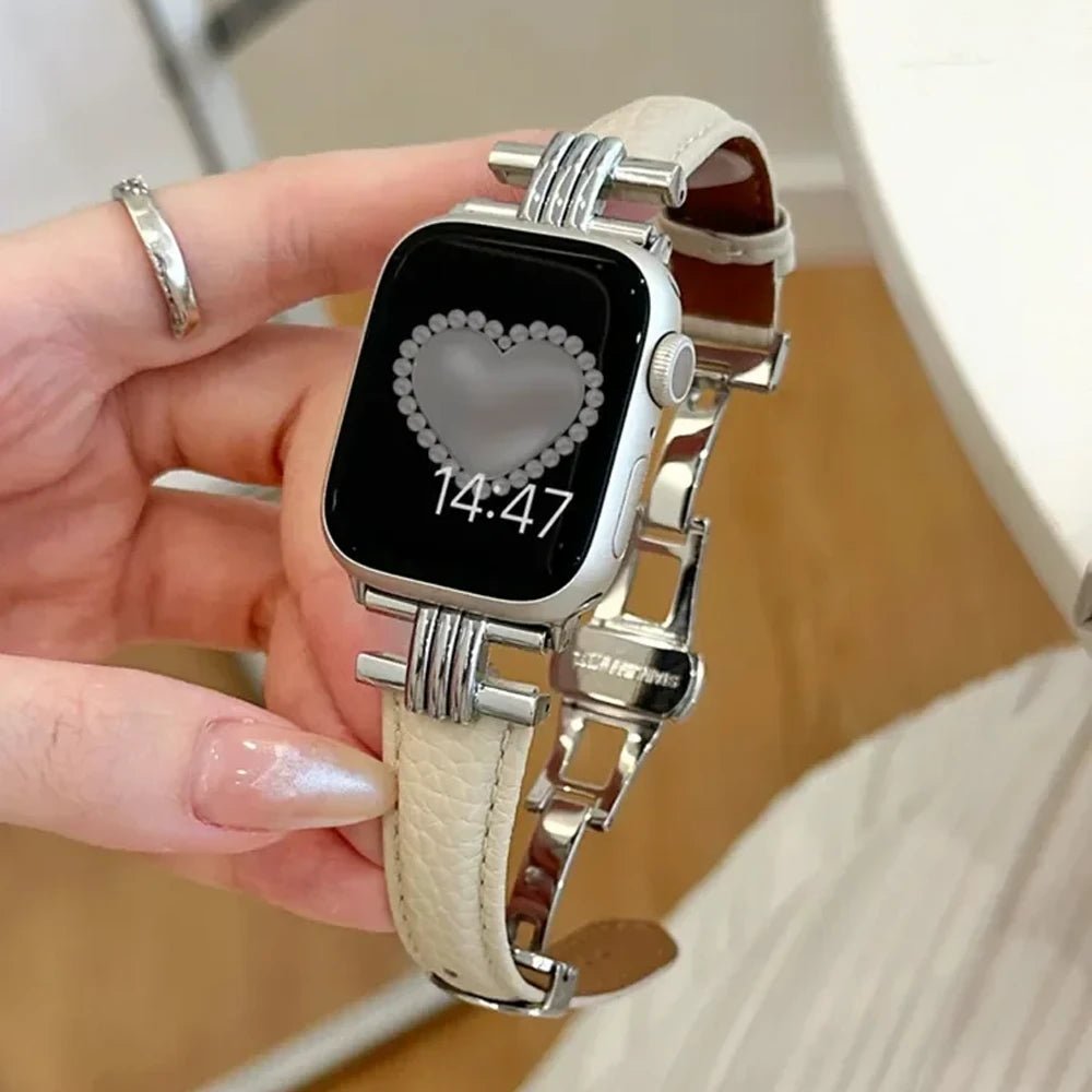 WatchBand Leather & Steel