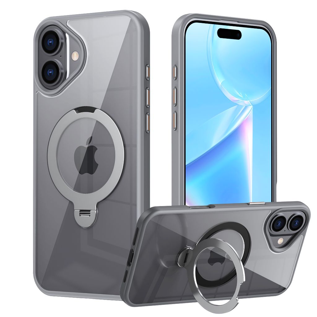 Magnetic Case with Kickstand for iPhone