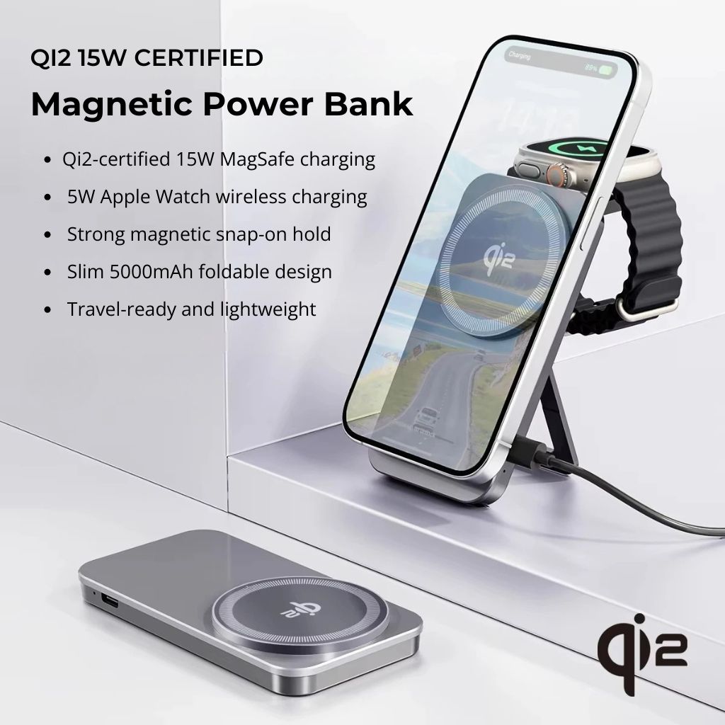 MagBank Duo Qi2